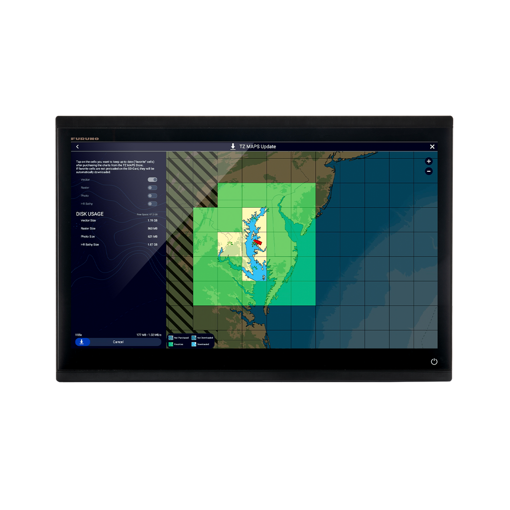 Furuno 22″ Multi Touch Multi Function Display TZT22X (TZT22X)