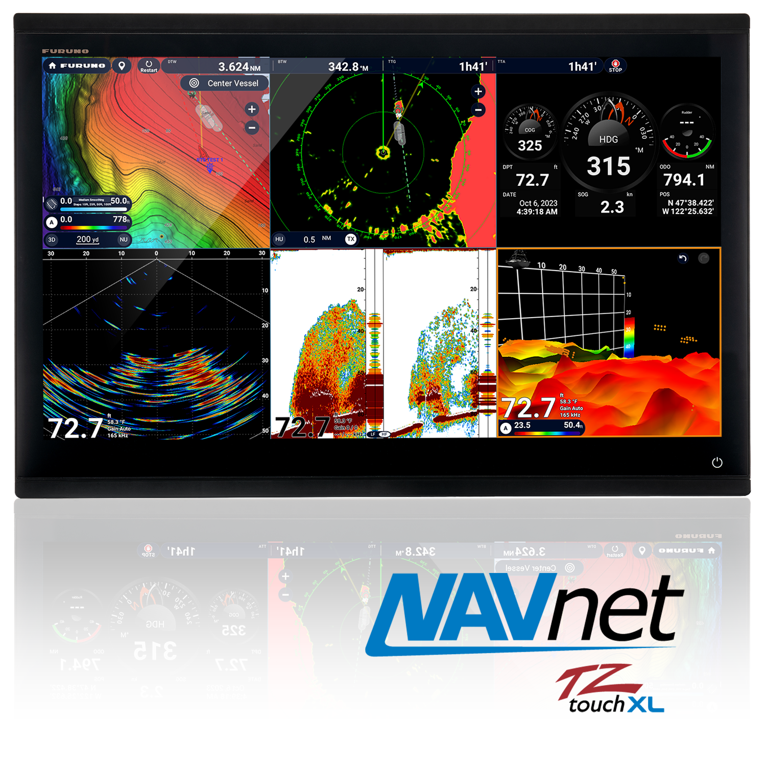 Furuno 24″ Multi Touch Multi Function Display TZT24X (TZT24X)