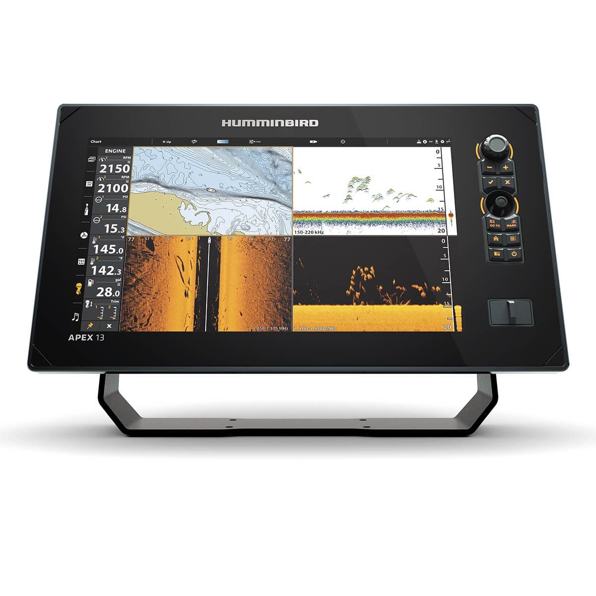 Humminbird APEX13 Chartplotter Mega SI+ No Transducer (HUM4114701CHO)