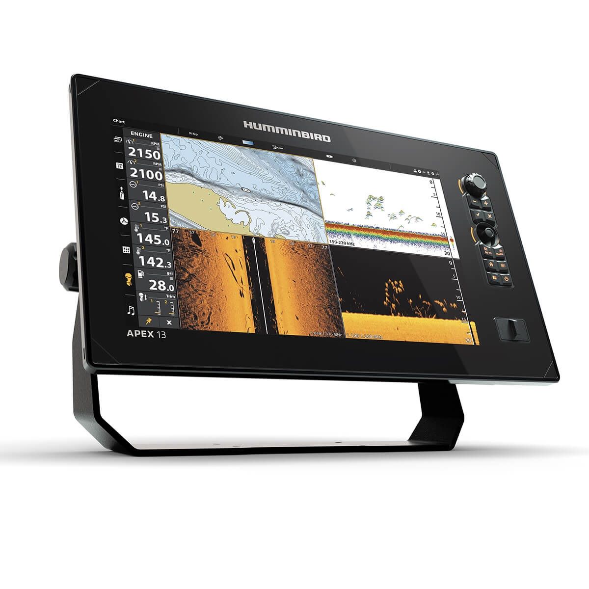Humminbird APEX13 Chartplotter Mega SI+ No Transducer (HUM4114701CHO)